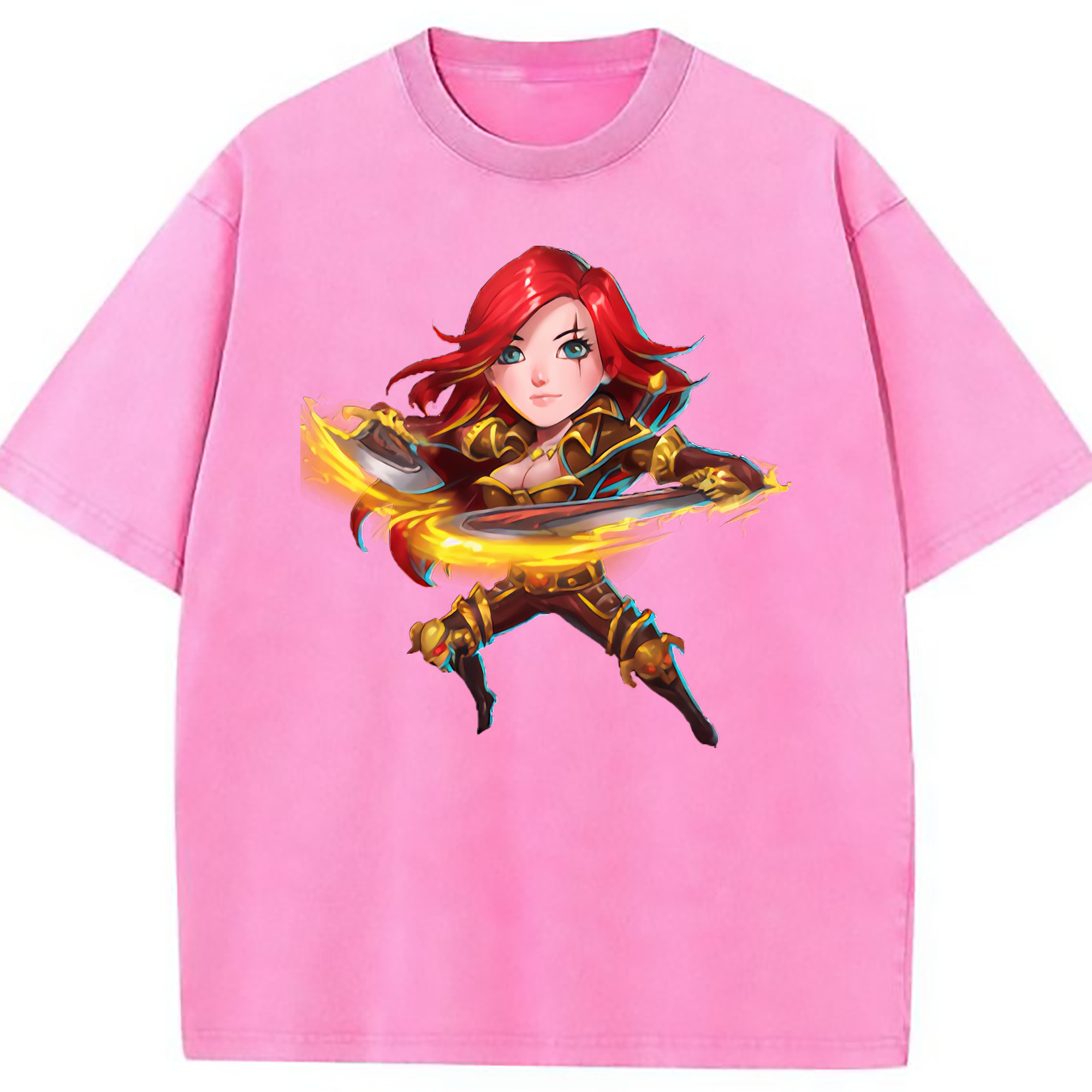 （画像用） リーグ・オブ・レジェンド League of Legends LOL 綿100% ヴィンテージ風 半袖Tシャツ（フロントプリント）